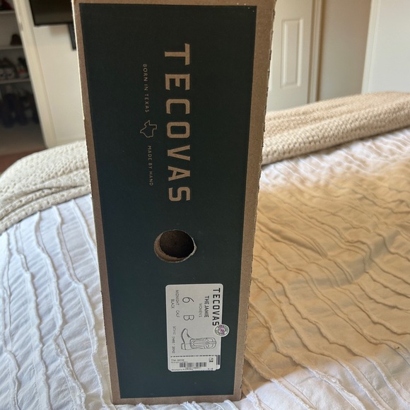 The Jamie Tecovas Black Cowgirl / Cowboy Boot - Picture 2 of 11